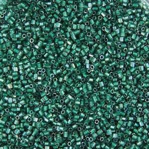 G6-559 15/0 Hex Cut - Dark Teal Colorlined