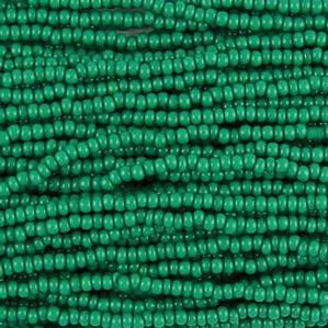 G7-047 11/0 Seed - Dark Green Opaque