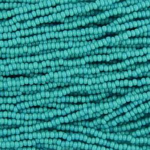 G7-055 11/0 Seed - Turquoise Green Opaque