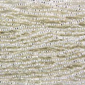 G7-209 11/0 Seed - Crystal Silverlined