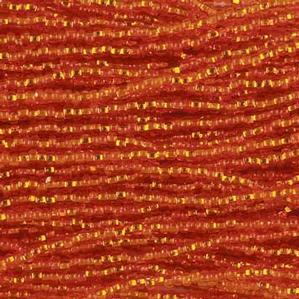 G7-225 11/0 Seed - Orange Silverlined