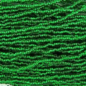 G7-245 11/0 Seed - Green Silverlined