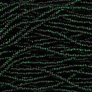 G7-248 11/0 Seed - Dark Green Silverlined