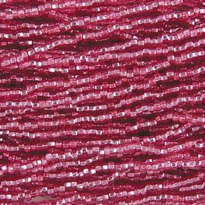 G7-275 11/0 Seed - Rose Pink Silverlined