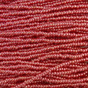 G7-615 11/0 Seed - Red Opaque Luster
