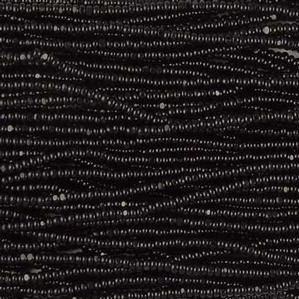 G7C-001 11/0 Charlotte Cut - Black Opaque