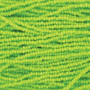 G7C-043 11/0 Charlotte Cut - Light Green Opaque