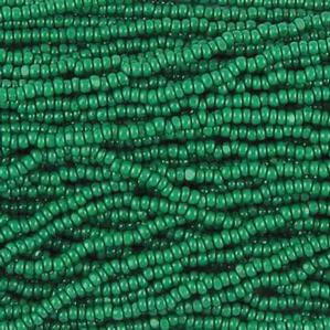 G7C-047 11/0 Charlotte Cut - Dark Green Opaque