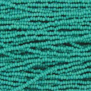 G7C-055 11/0 Charlotte Cut - Turquoise Green Opaq