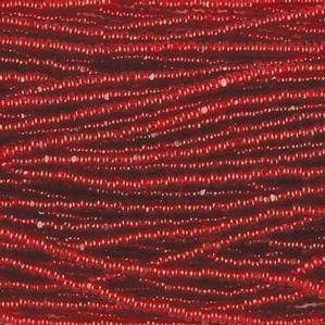 G7C-117 11/0 Charlotte Cut Bead - Red Transparent