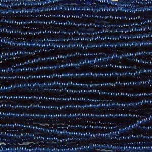 G7C-167 11/0 Charlotte Cut Bead - Montana Blue Trans