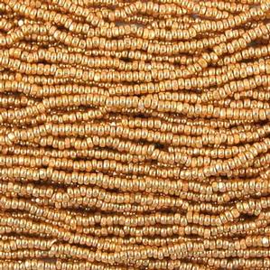 G7C-400 11/0 Charlotte Cut - Gold Metallic