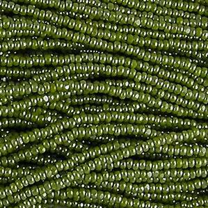 G7C-644 11/0 Charlotte Cut-Lt. Olive Luster