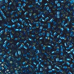 G7D-267 Delica - Blue Zircon Silverlined  (DB608)