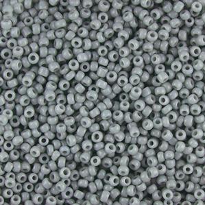 G7J-003  11/0 Seed Gray Opaque