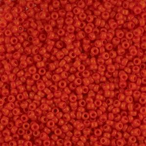G7J-025  11/0 Seed Orange Opaque