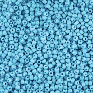 G7J-063  11/0 Seed Light Blue Opaque
