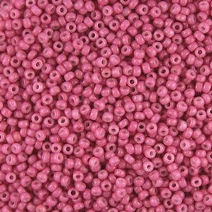 G7J-077  11/0 Seed Dark Rose Opaque
