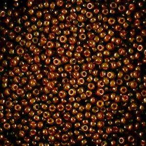 G7J-096  11/0 Seed Medium Brown Opaque