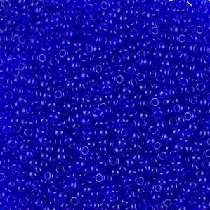 G7J-168  11/0 Seed Cobalt Transparent