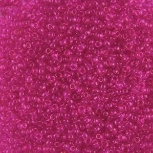 G7J-178  11/0 Seed Bright Pink Transparent