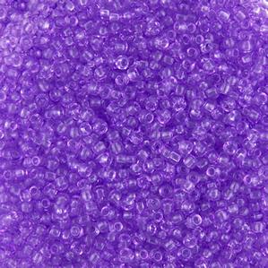G7J-187  11/0 Seed Lavender Transparent