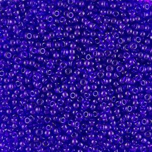 G7J-189  11/0 Seed Royal Purple Transparent