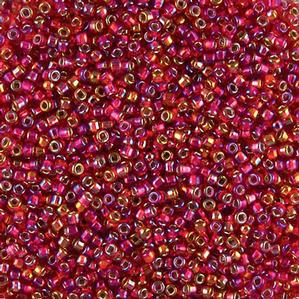 G7J-2315  11/0 Seed Red Silverlined Iris