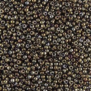 G7J-397  11/0 Seed Brown Iris