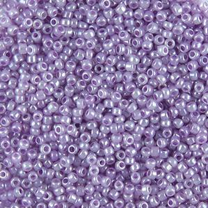 G7J-684  11/0 Seed Pale Lavender Luster
