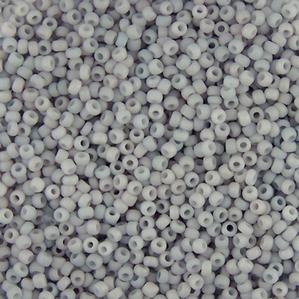 G7J-9003  11/0 Seed Light Gray Matte