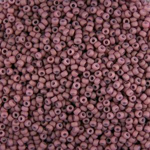 G7J-9076  11/0 Seed Dark Cheyenne Pink Matte