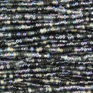 G7X-1001 11/0 Seed - Witches Brew/Black