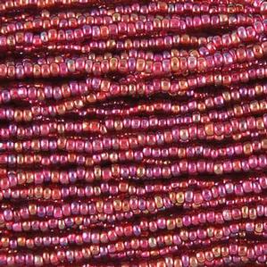 G7X-2315 11/0 Seed - Red Silverlined Iris