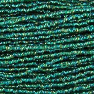 G7X-2358 11/0 Seed - Teal Silverlined Iris