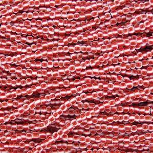 G7X-5.14.95 11/0 Seed - White/Red/Brown