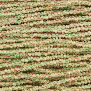 G7X-5.16.43 11/0 Seed - White/Red/Green