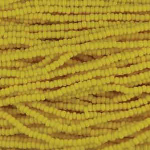 G7X-9034 11/0 Seed - Dark Yellow Opaque Matte