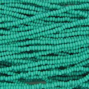 G7X-9055 11/0 Seed - Turquoise Green Opaque Matte