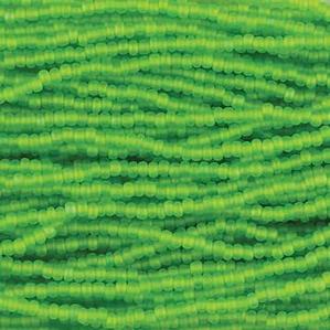 G7X-9342 11/0 Seed - Light Green Iris Matte