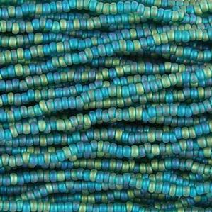 G7X-9358 11/0 Seed - Teal Iris Matte