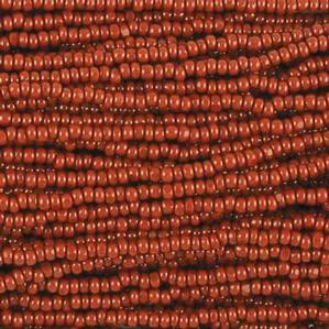 G7C-095 11/0 Charlotte Cut Bead - Brown Opaque