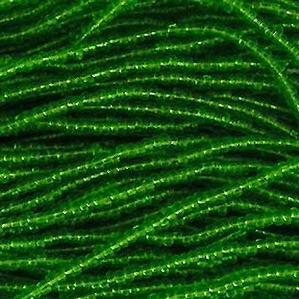 G7X-9143 11/0 Seed - Green Transparent Matte