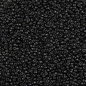G8-001 15/0 Seed - Black Opaque