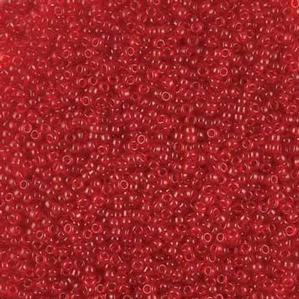 G8-117 15/0 Seed - Red Transparent
