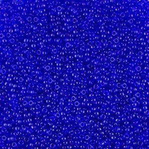 G8-168 15/0 Seed - Cobalt Transparent