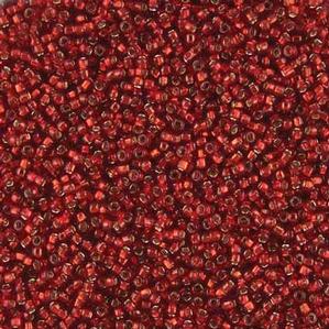 G8-214 15/0 Seed - Red Silverlined