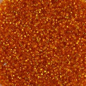 G8-225 15/0 Seed - Orange Silverlined