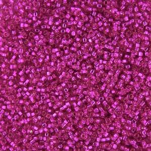 G8-278 15/0 Seed - Hot Pink Silverlined