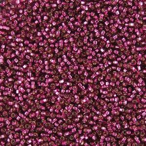 G8-279 15/0 Seed - Burgundy Silverlined